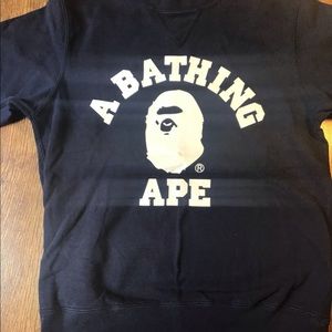 Bape college crewneck